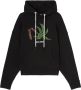 Palm Angels Hoodie met print Zwart - Thumbnail 1