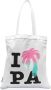 Palm Angels I Love PA shopper Grijs - Thumbnail 1