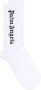 Palm Angels Intarsia sokken Wit - Thumbnail 1