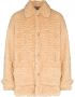 Palm Angels Jas met enkele rij knopen Beige - Thumbnail 1