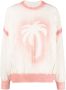 Palm Angels Roze Trui Regular Fit Koud Weer Katoen 62% Polyamide 38% Pink Dames - Thumbnail 1