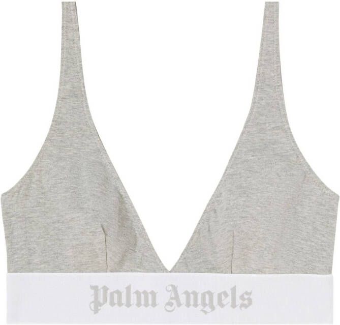Palm Angels Grijs ondergoed met logo elasche band Gray Dames