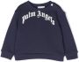 Palm Angels Kids Sweater met logoprint Blauw - Thumbnail 1
