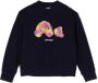 Palm Angels Kids Sweater met logoprint Blauw - Thumbnail 1