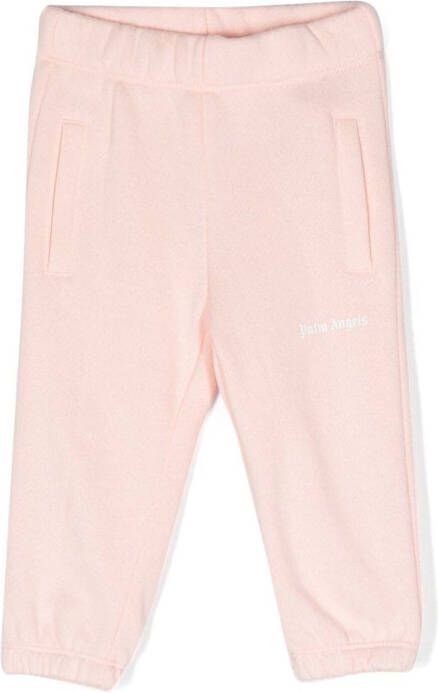 Palm Angels Kids Trainingsbroek met logoprint Roze