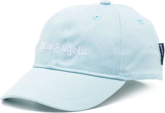 Palm Angels Kids Pet met geborduurd logo Blauw