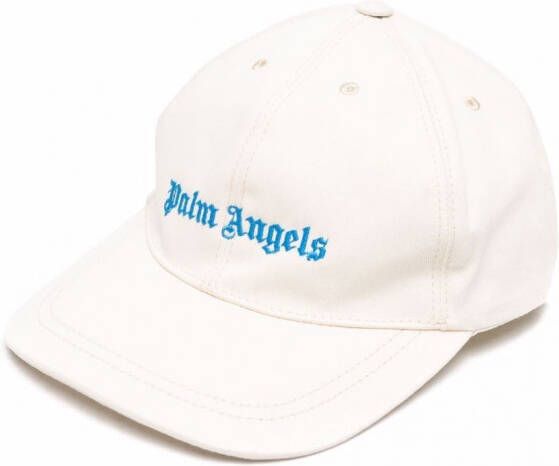 Palm Angels Kids Pet met geborduurd logo Wit