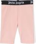Palm Angels Kids Shorts met elastische taille Roze - Thumbnail 1