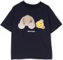Palm Angels Kids T-shirt met teddybeerprint Blauw - Thumbnail 1