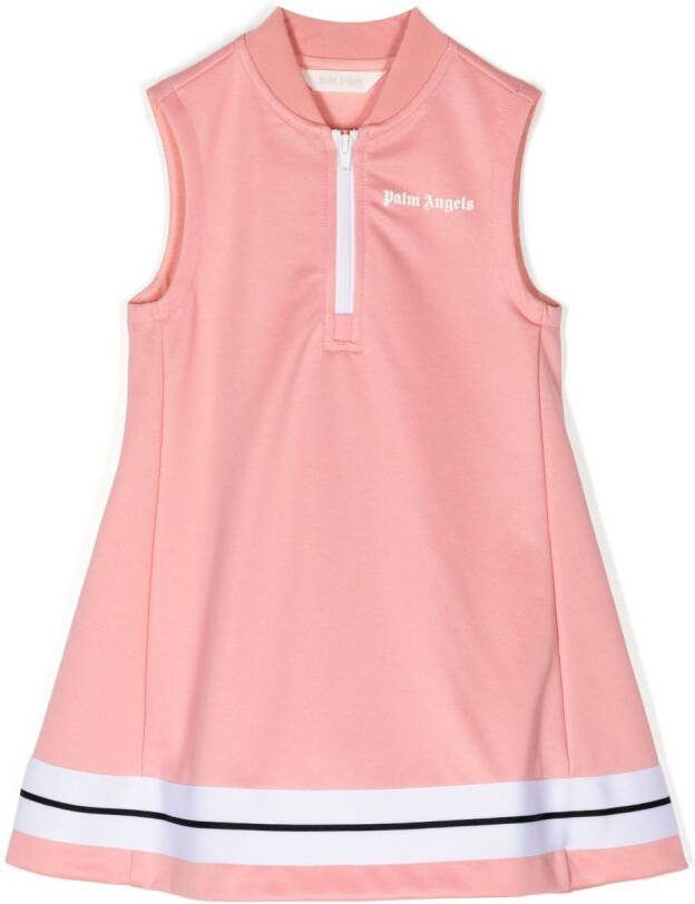 Palm Angels Kids Mouwloze jurk Roze