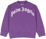 Palm Angels Kids Sweater met logoprint Paars - Thumbnail 1