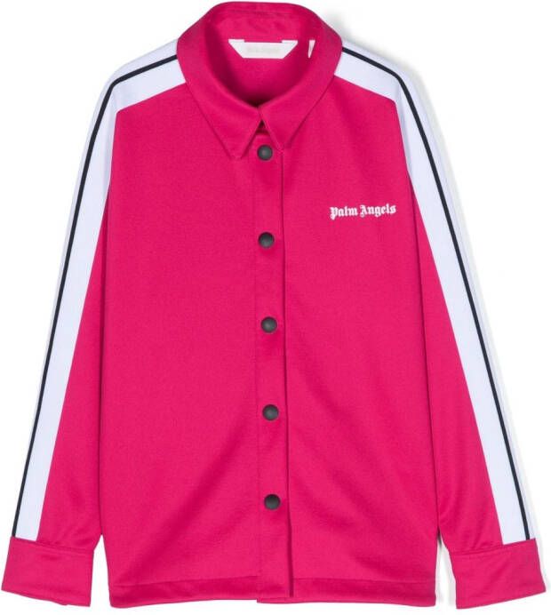 Palm Angels Kids Sweater met logoprint Roze