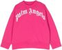 Palm Angels Kids Sweater met logoprint Roze - Thumbnail 1