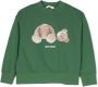 Palm Angels Kids Sweater met teddybeerprint Groen - Thumbnail 1