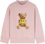 Palm Angels Kids Katoenen sweater met teddybeerprint Roze - Thumbnail 1