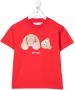 Palm Angels Kids T-shirt met beerprint Rood - Thumbnail 1