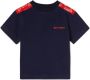 Palm Angels Kids T-shirt met geborduurd logo Blauw - Thumbnail 1