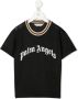 Palm Angels Kids T-shirt met logoprint Zwart - Thumbnail 1