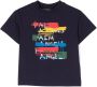 Palm Angels Kids T-shirt met print Blauw - Thumbnail 1