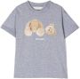 Palm Angels Kids T-shirt met teddbybeerprint Grijs - Thumbnail 1