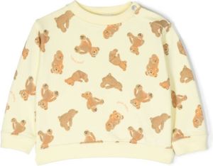 Palm Angels Kids Sweater met teddybeerprint Geel