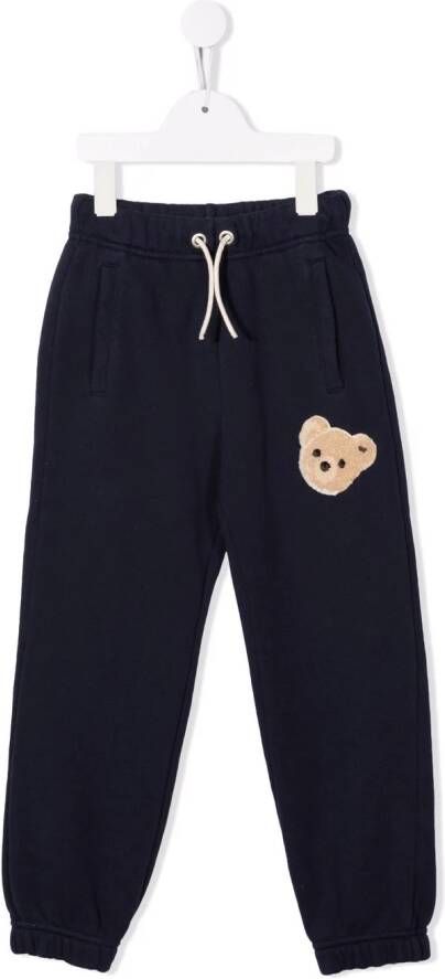 Palm Angels Kids Trainingsbroek met beerprint Blauw