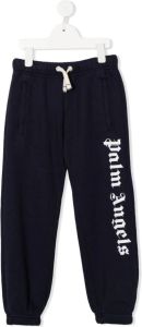 Palm Angels Kids Trainingsbroek met logoprint Blauw