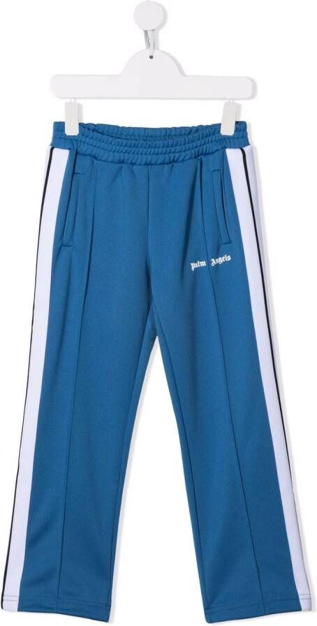 Palm Angels Kids Trainingsbroek met zijstreep Blauw