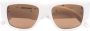 Palm Angels Eyewear Laguna zonnebril met cat-eye montuur Wit - Thumbnail 1