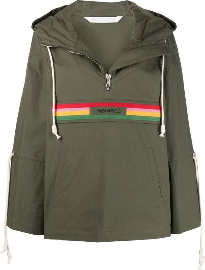 Palm Angels Jack met capuchon Groen