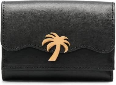 Palm Angels Leren portemonnee Zwart