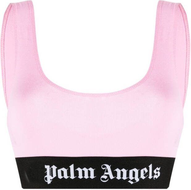 Palm Angels Bh met logoband Roze
