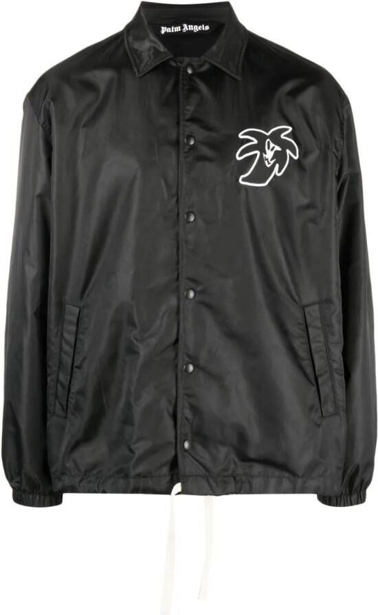 Palm Angels Jack met logopatch Zwart