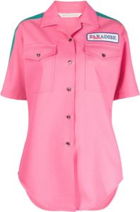 Palm Angels Blouse met logopatch Roze