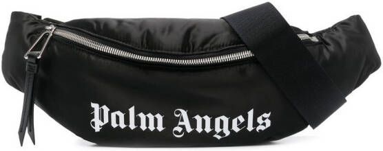 Palm Angels Heuptas met logoprint Zwart