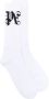 Palm Angels Sokken met logoprint Wit - Thumbnail 1