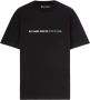 Palm Angels T-shirt met logoprint Zwart - Thumbnail 1