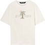 Palm Angels T-shirt met logoprint Wit - Thumbnail 1