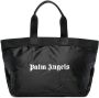 Palm Angels Shopper met logoprint Zwart - Thumbnail 1