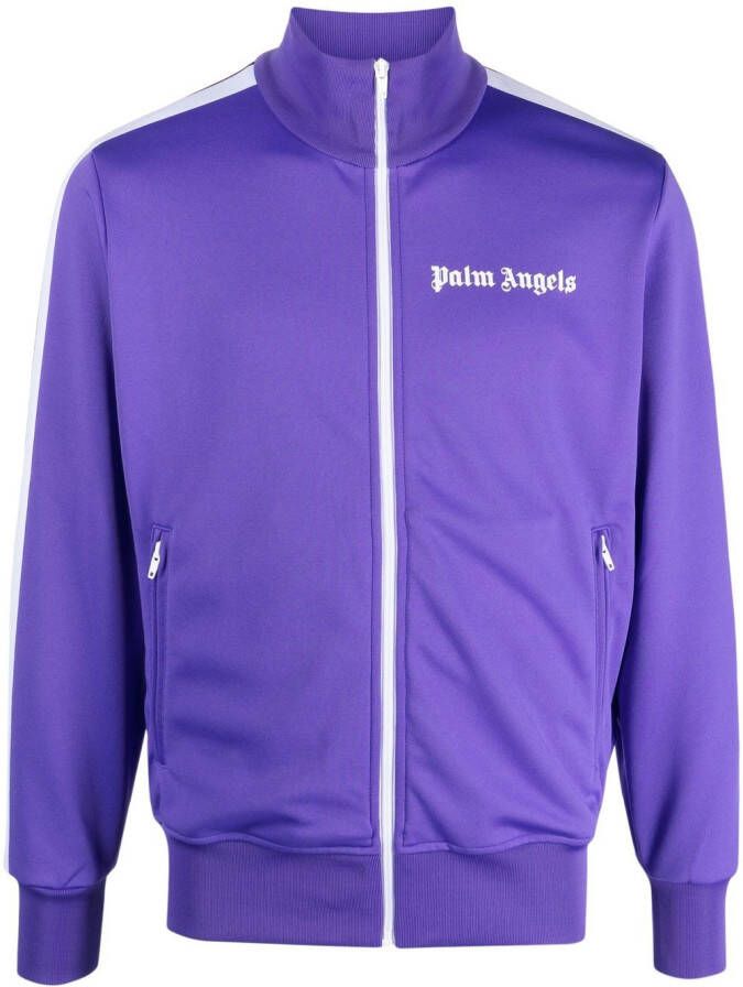 Palm Angels Trainingsjack met logoprint Paars