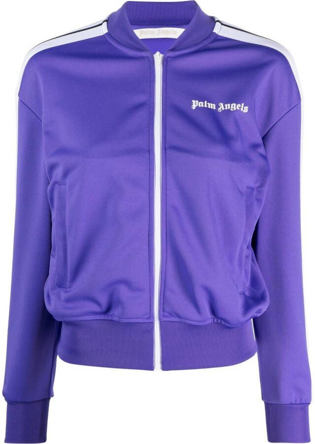 Palm Angels Trainingsjack met logoprint Paars