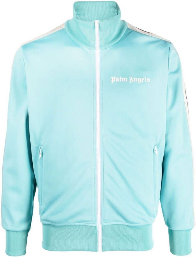 Palm Angels Trainingsjack met logoprint Blauw