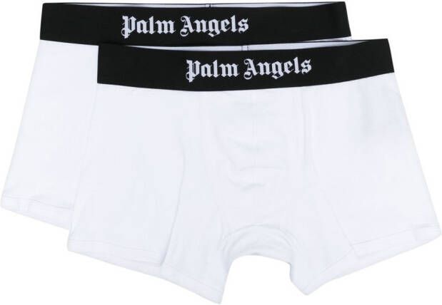 Palm Angels Boxershorts (set van twee) Wit