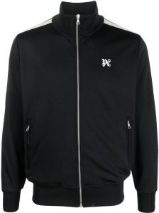 Palm Angels Monogram Classic zipped jacket Zwart