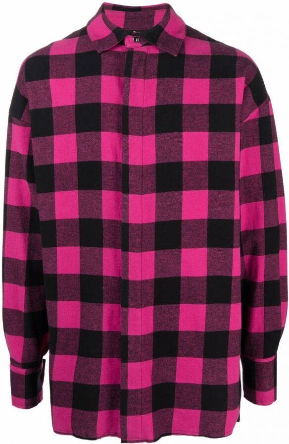Palm Angels Overhemd met logoprint Roze