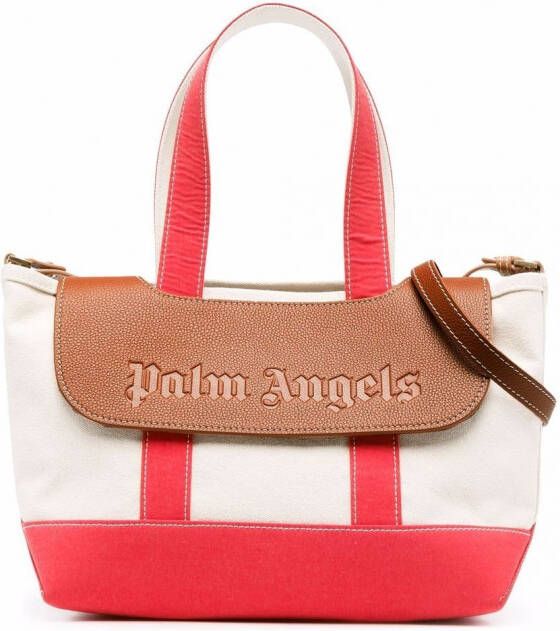 Palm Angels Palm Beach shopper Beige