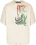 Palm Angels T-shirt met ronde hals Beige - Thumbnail 1