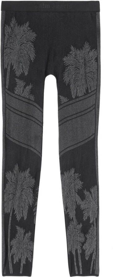 Palm Angels Legging met print Zwart