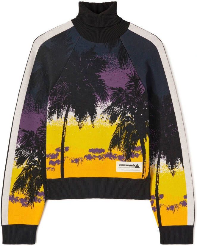 Palm Angels Coltrui met print Zwart