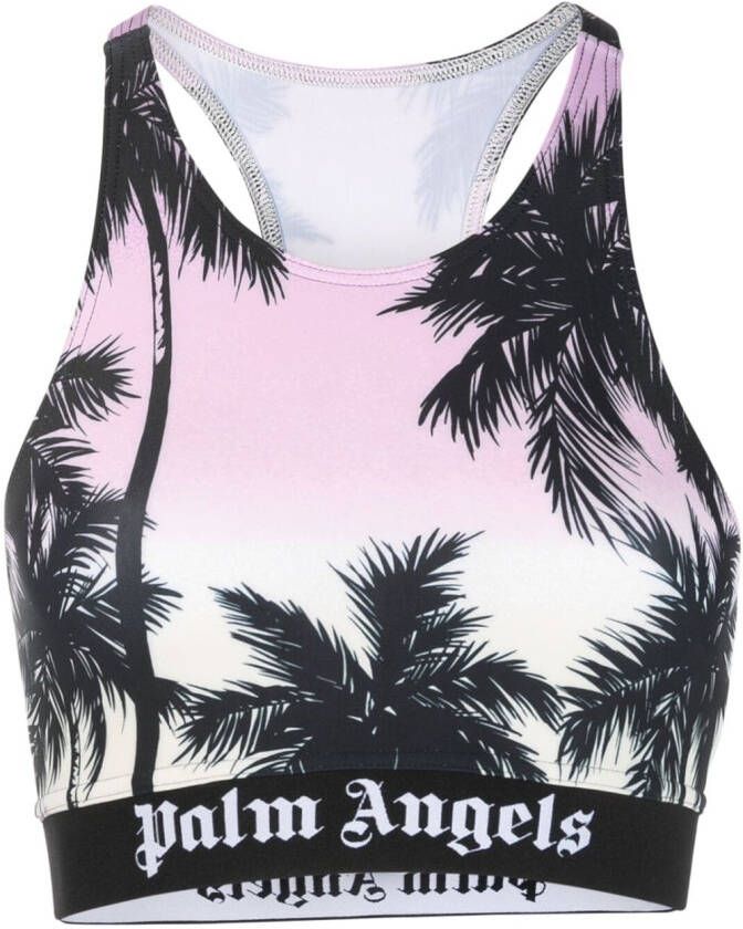 Palm Angels Cropped top Paars